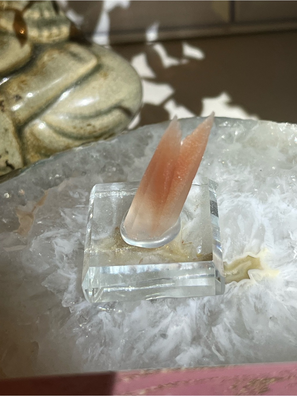 Tessin Orange Quartz Twin